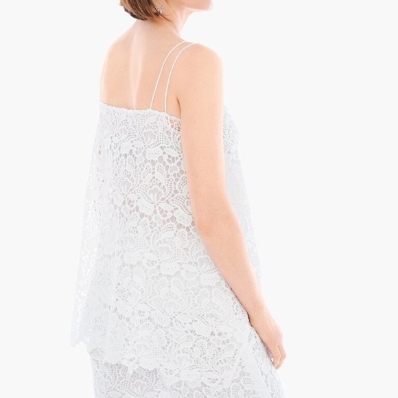 Chico’s Black Label White Lace Spaghetti Strap Top - Picture 10 of 10